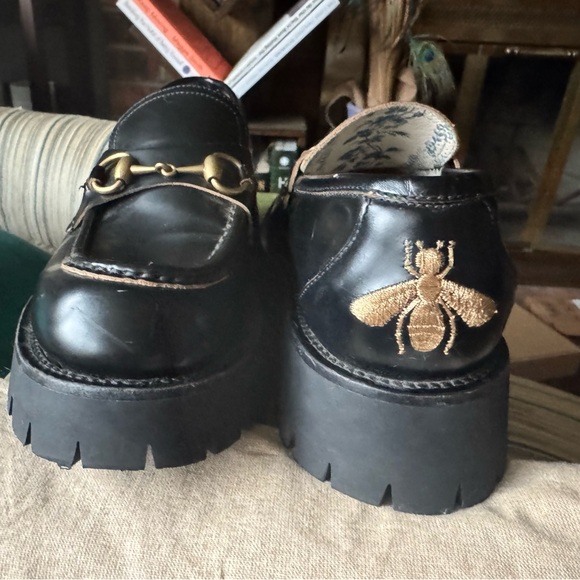 Gucci chunky platform bee loaders EU size 40 - Picture 1 of 11
